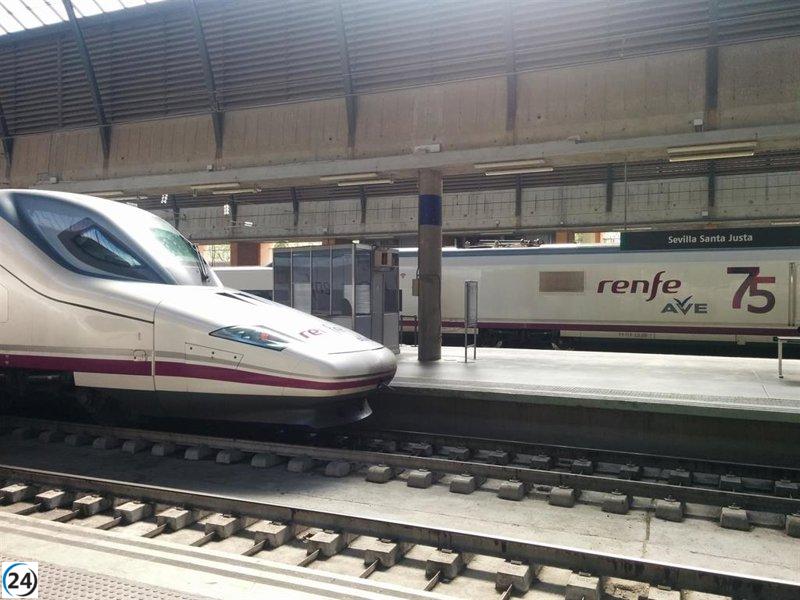 Defensor del Pueblo exige al Gobierno detalles sobre la suspensión del tren Madrid-Sevilla.