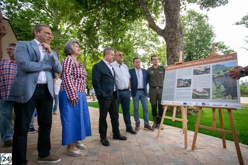 Castilla-La Mancha revitaliza la Laguna de Uña en el Parque Natural de la Serranía de Cuenca.