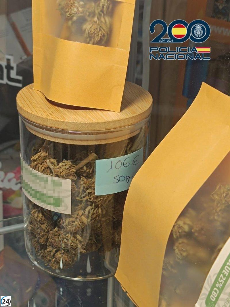 Desarticulada red que traficaba marihuana en estancos de Toledo.
