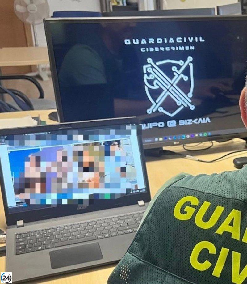 Desarticulan red de extorsionadores sexuales en línea con víctimas en seis provincias, incluyendo dos de Castilla-La Mancha.
