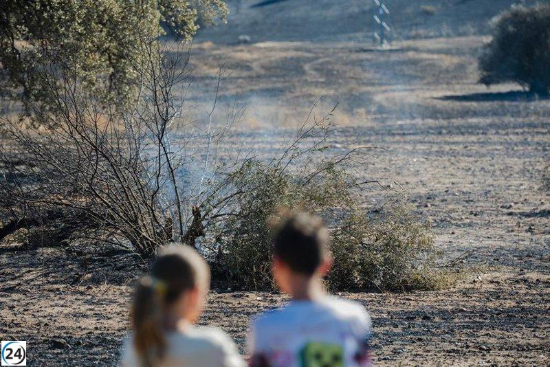 El incendio en Méntrida baja a Nivel 1 y se levantan las restricciones de confinamiento.