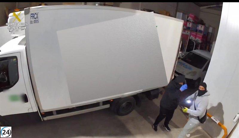 Cáceres, Cuenca y Huesca desmantelan banda dedicada al robo en polígonos industriales.