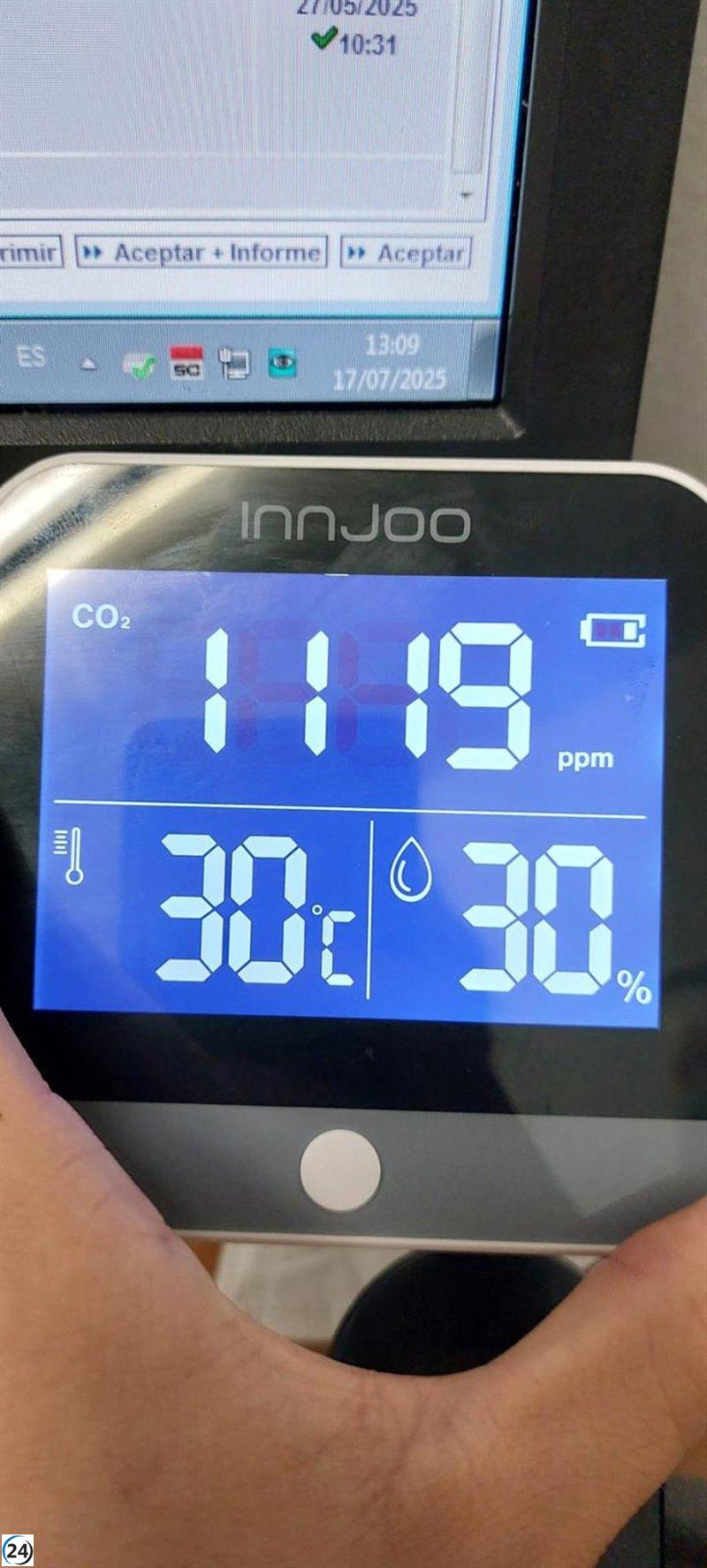 Avería en el Hospital Virgen de la Luz de Cuenca provoca calor extremo de 30 grados en consultas.