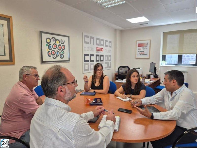 CCOO y Sumar abogan por acortar la jornada laboral y mejorar el acceso a la vivienda en Castilla-La Mancha.