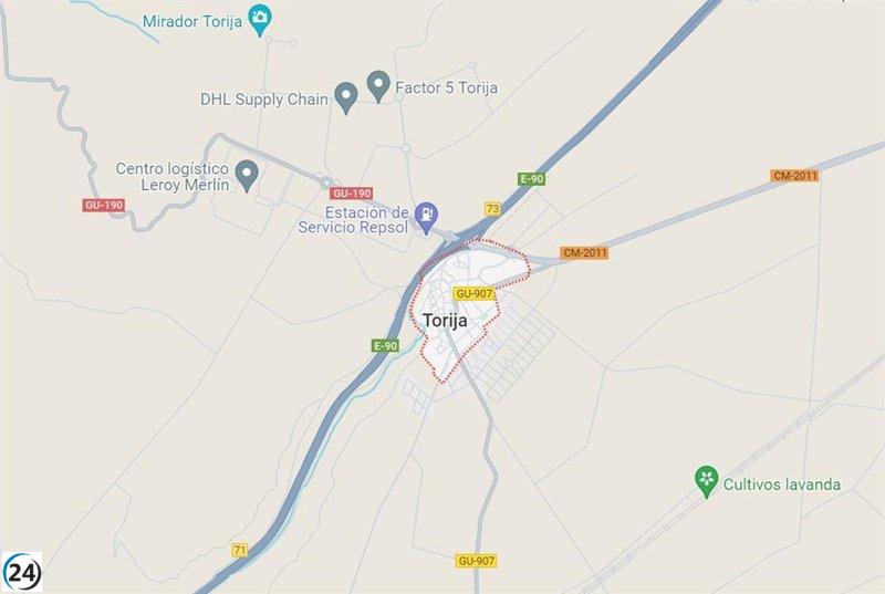 Cinco personas heridas en colisión múltiple de vehículos en la A-2 en Torija