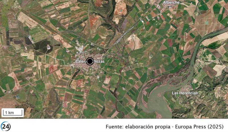 Fuego en Calera y Chozas moviliza 34 efectivos, entre ellos 2 aeronaves y 4 vehículos terrestres.
