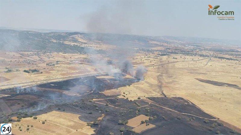 Interrumpido el servicio de trenes entre Madrid y Andalucía debido a un incendio en Ciudad Real.