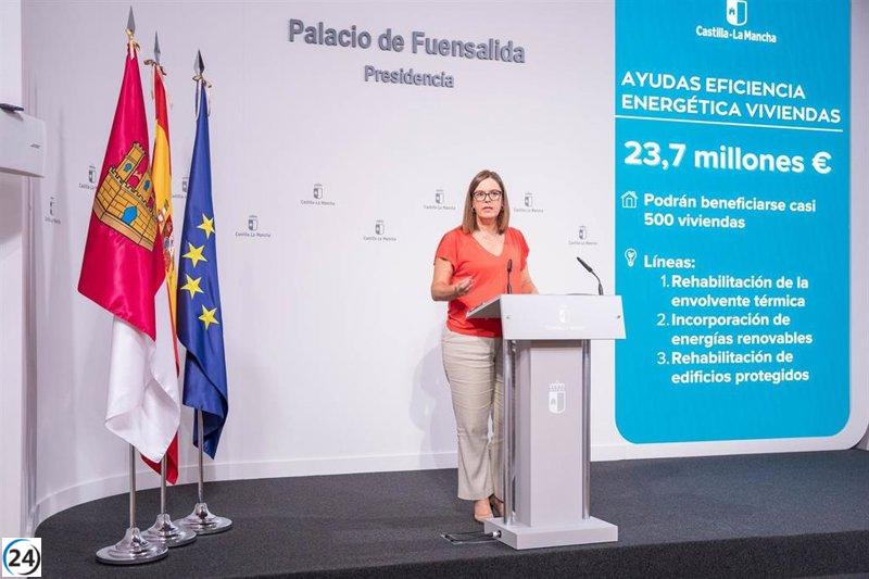 El Gobierno de Castilla-La Mancha destina 24 millones de euros para optimizar la eficiencia energética de viviendas.