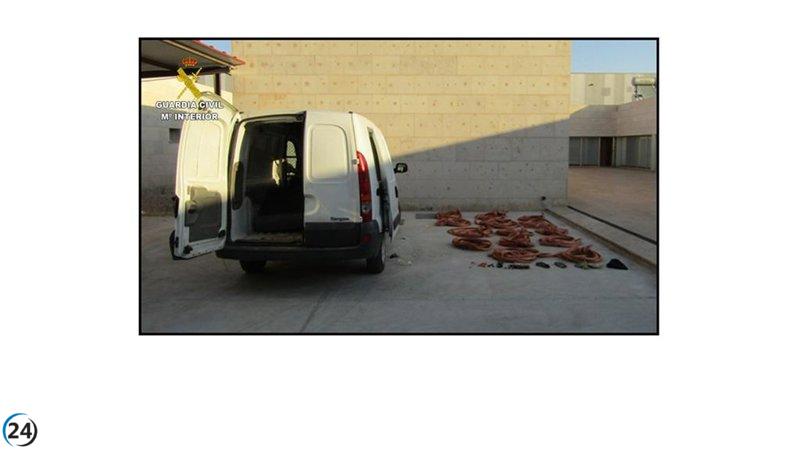 Detienen a dos por robo y hurto de cables en estación de servicio de Puerto Lápice.