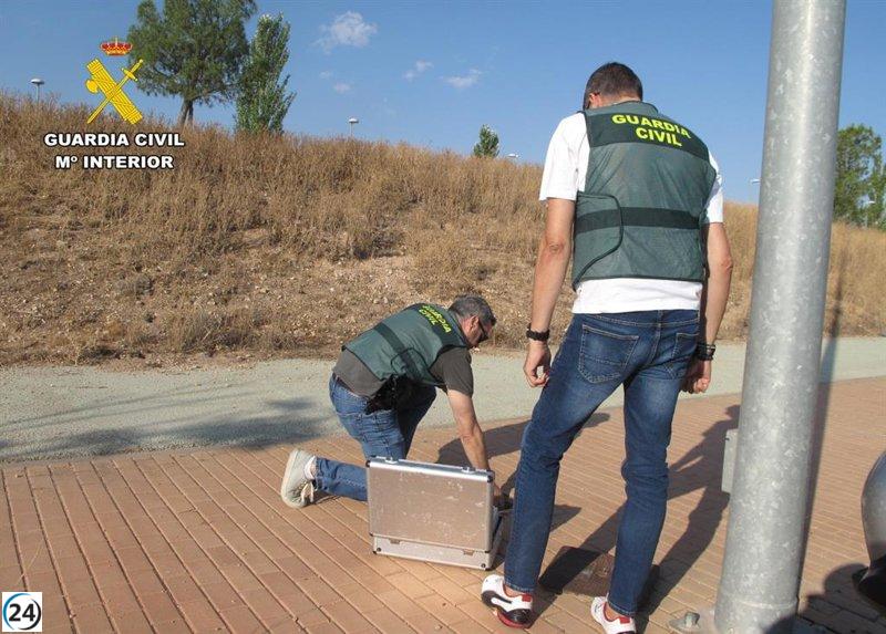 Tres arrestados por robo de cable de cobre en Albacete, con un largo historial delictivo.