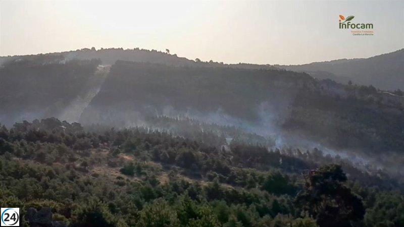 El incendio de La Huerce alcanza control total y se reabre la CM-1006.