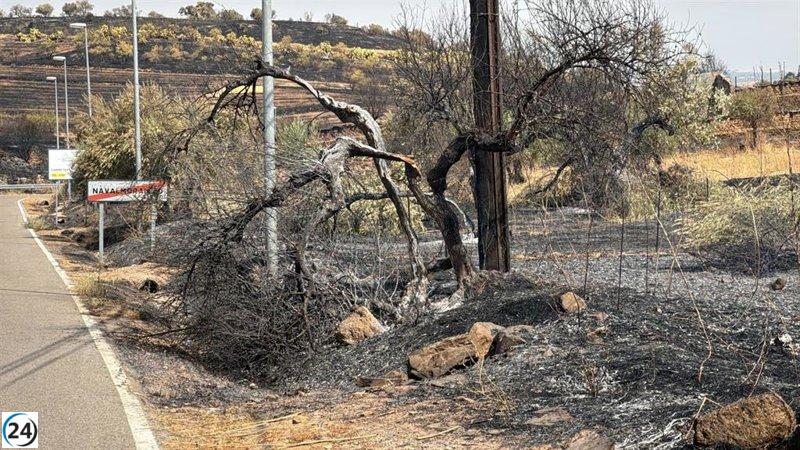 Incendio en Navalmoralejo consume 3.000 hectáreas, afectando mayormente a Extremadura.