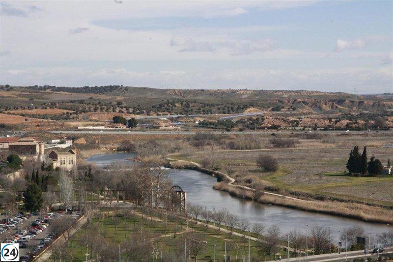 C-LM exige aclaraciones a CHT por la súbita caída del caudal del Tajo en Toledo.
