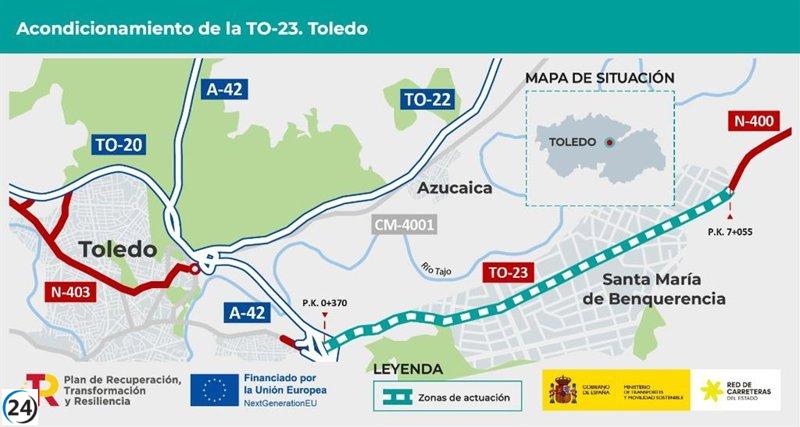 Cierre de la TO-23 en Toledo impactará la circulación a partir del lunes.