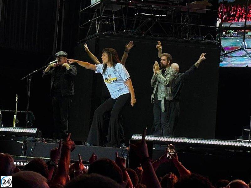 Amaral celebra la 'dolce vita' ante 5,000 fans en Cuenca.