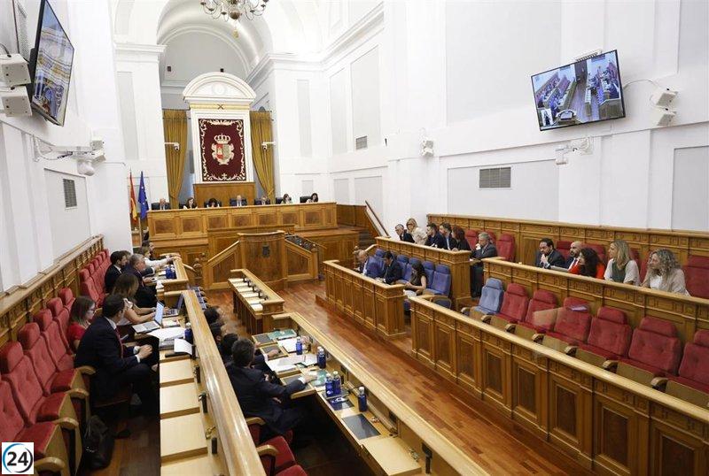 Inicio del periodo de sesiones en Cortes CLM con enfoque en legislación de farmacia, medio ambiente y pesca.