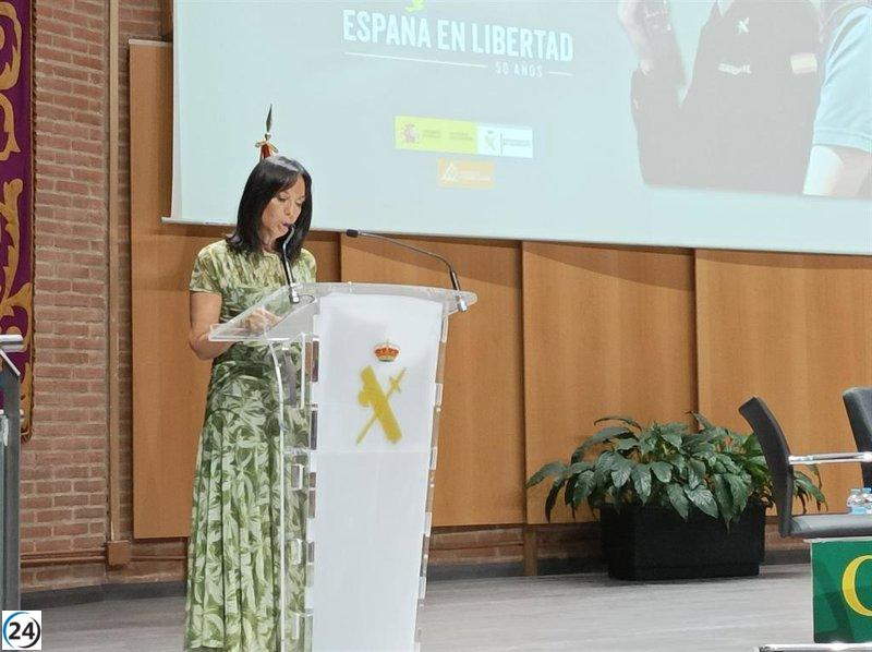 Mercedes González exige mayor representación femenina en la Guardia Civil y promueve el liderazgo de mujeres.