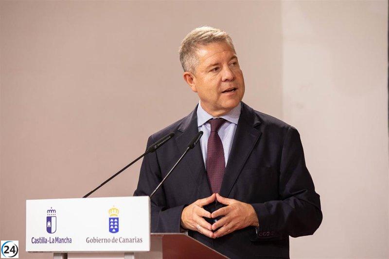 García-Page se compromete a luchar por un presupuesto estatal en España.