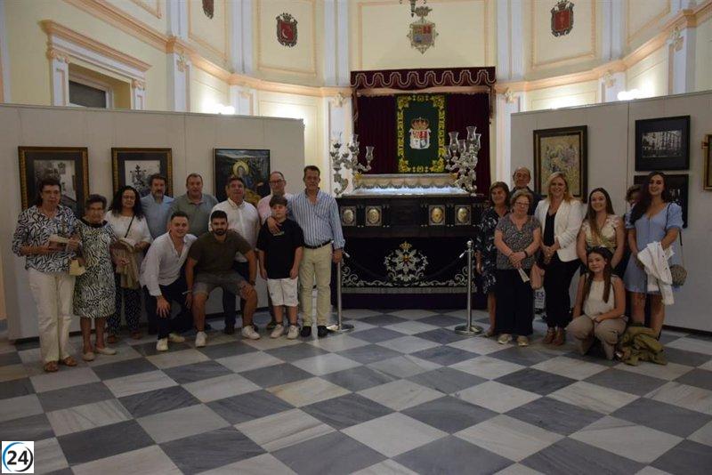 Exposición en la Diputación de Cuenca muestra los nuevos faldones de la Virgen de las Angustias.