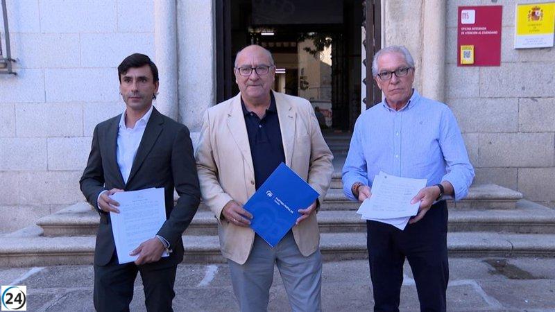 PP presenta 2.000 firmas de Hormigos y El Carpio solicitando refuerzo de guardias civiles en Torrijos.