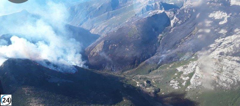 Gobierno de CLM declara Nivel 2 en el incendio de Peñalba, evacúa dos localidades y solicita apoyo a la UME.