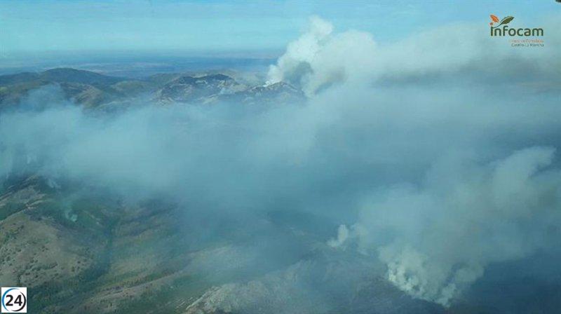Acceso restringido al Hayedo de Tejera Negra tras devastador incendio en Peñalba que arrasó 2.000 hectáreas.