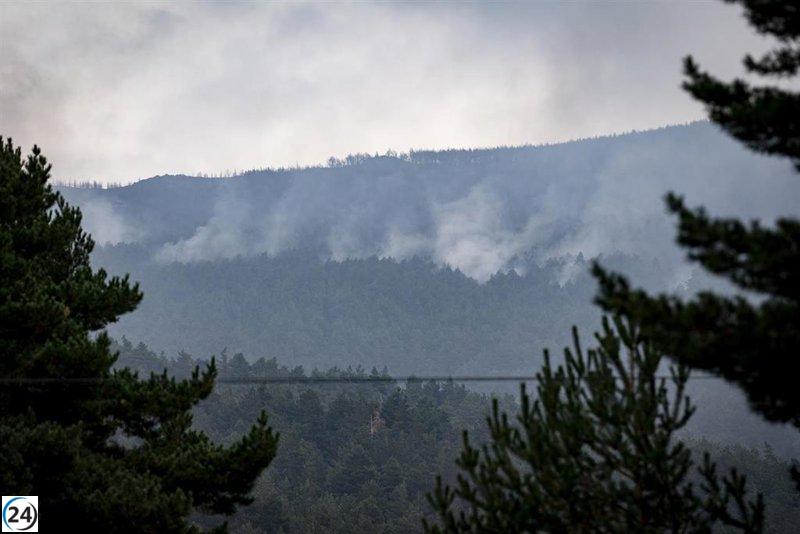 El incendio de Peñalba, en Guadalajara, baja a nivel 1 por condiciones climáticas favorables en Castilla-La Mancha.