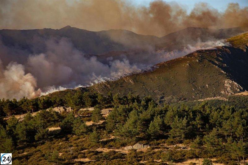 Incendio en Peñalba de la Sierra afecta 3.000 hectáreas y sigue sin control.