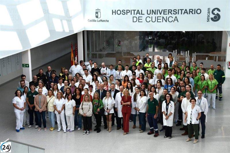 Sescam implementa servicio de transporte para su personal entre el AVE y el nuevo Hospital de Cuenca.