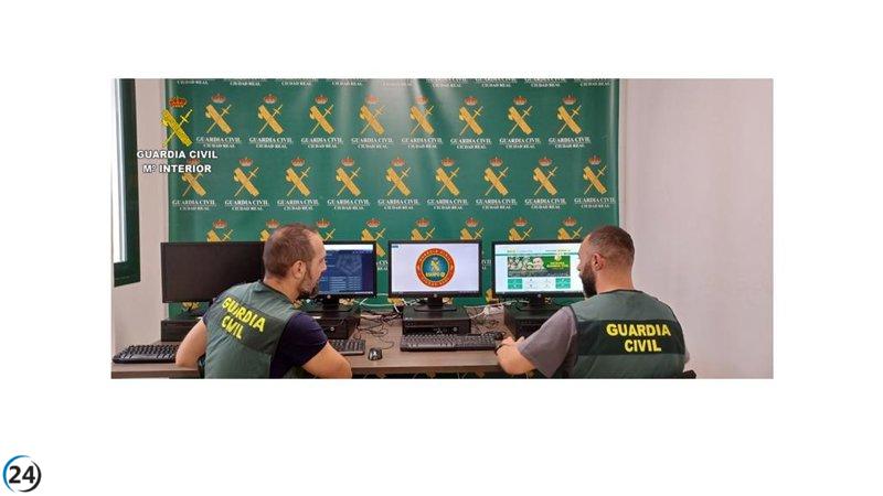 Desarticulan tres redes de cibercriminales que estafaron 1,2 millones en Ciudad Real.