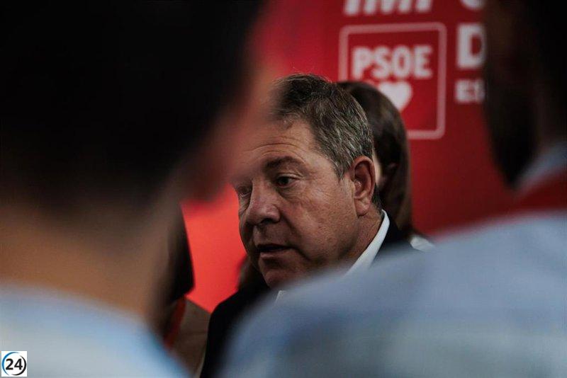 García-Page asegura con firmeza que el PSOE carece de cualquier tipo de financiación irregular.
