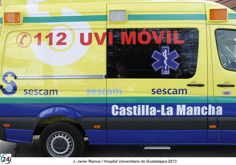 Hospitalizan a un operario por accidente con maquinaria en Azuqueca.