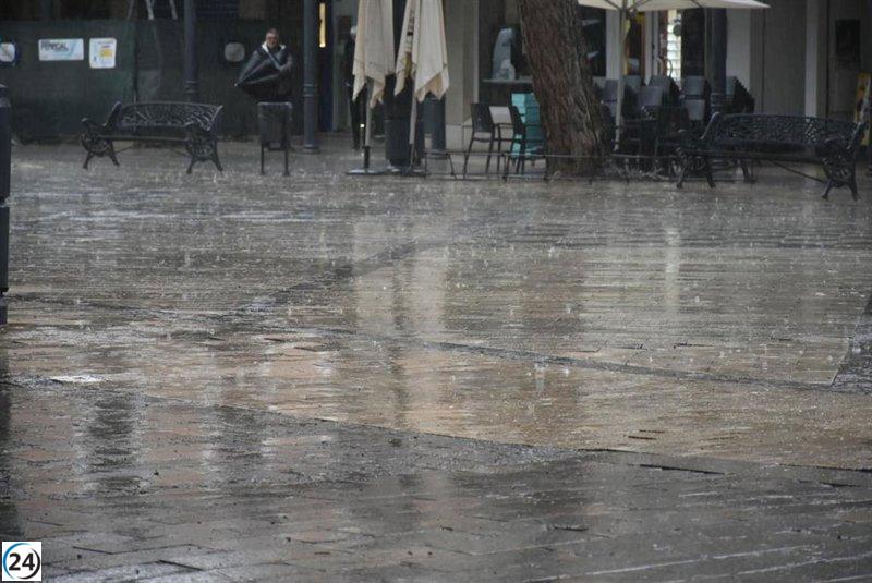 C-LM declara estado de alerta meteorológica por lluvias intensas en Cuenca y Albacete.