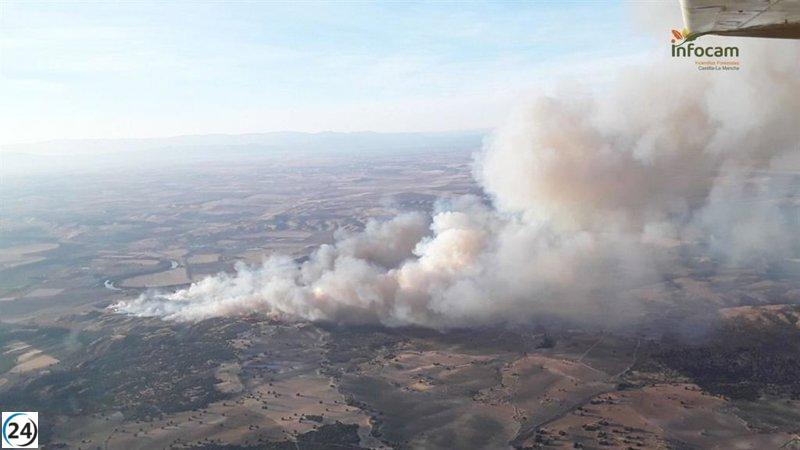 Dos sospechosos tras las llamas que devastaron 330 hectáreas en Polán.