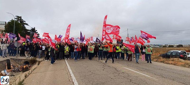 Masiva adhesión a la huelga en Mahle, Motilla del Palancar, según sindicatos.