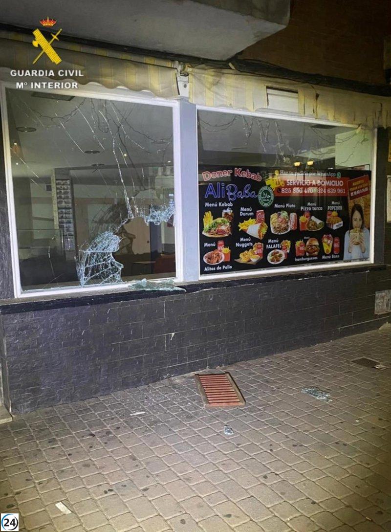 Detenidos en Yuncos por asaltar bares y sustraer 800 euros.