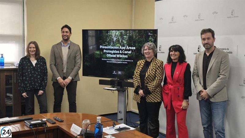 Lanzan app pionera para explorar 200 senderos en espacios protegidos de C-LM y canal de Wikiloc de parques naturales.