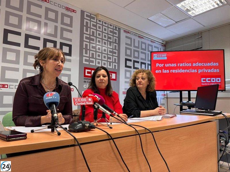 CCOO exige aumentar la plantilla en residencias privadas de ancianos tras el incidente en Carrión.