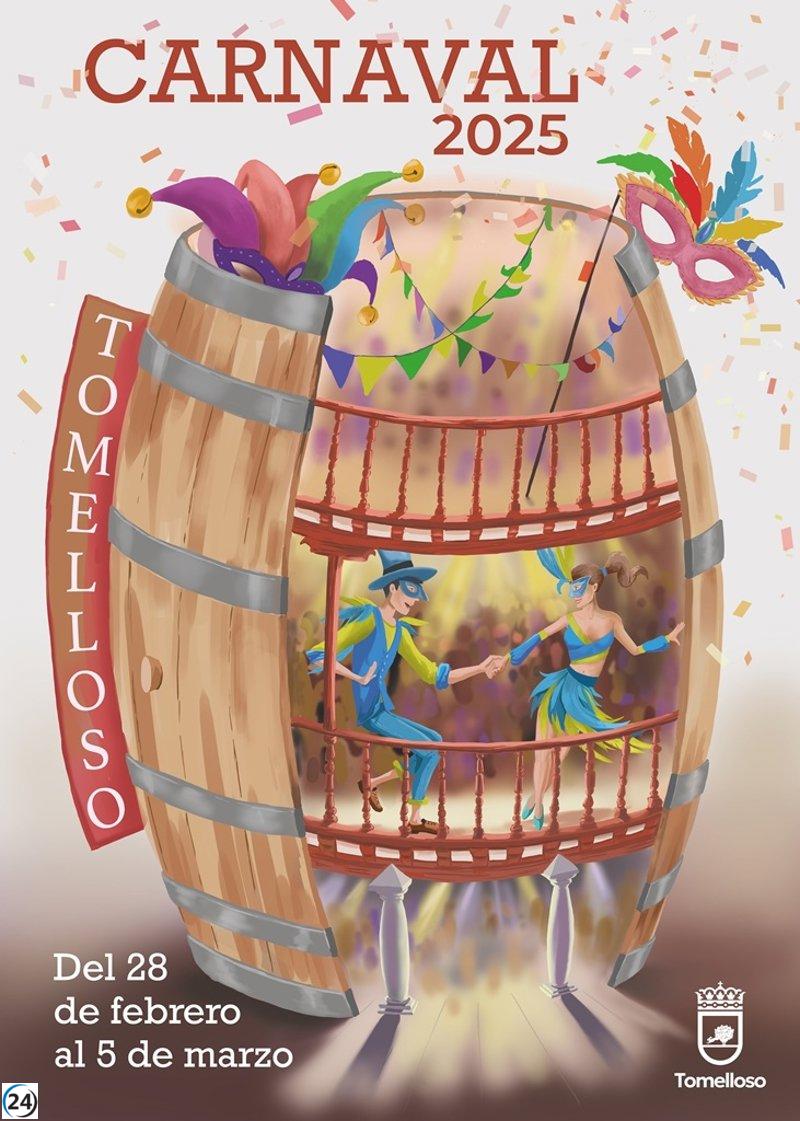 Tomelloso lanza el concurso para el cartel del Carnaval 2026.