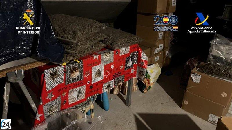 Detienen a 15 por tráfico de marihuana a Alemania y Polonia desde Toledo y Madrid.