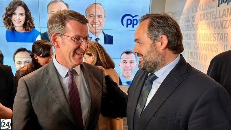 Núñez cuestiona si C-LM necesita un presidente ausente y el PP sigue atento a los problemas.
