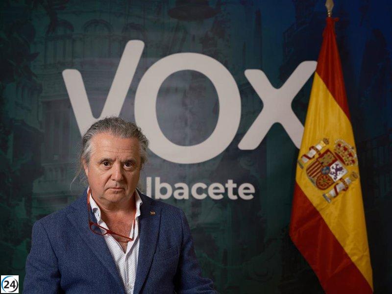 Vox Albacete propone combatir la inmigración ilegal, aumentar la seguridad, reducir el IBI y disminuir los salarios de los concejales.