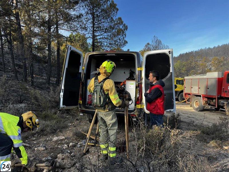 Descuido humano posible origen del incendio de Ocentejo.