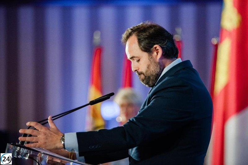 Núñez propone 2.244 medidas en su campaña para la Presidencia de C-LM en Toledo.
