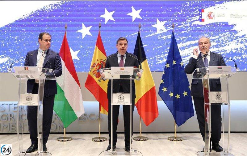 Planas pedirá en Luxemburgo una flexibilización de la PAC debido a la sequía.