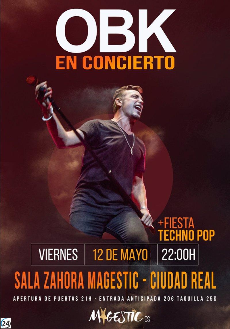 OBK ofrecerá su mejor concierto en Ciudad Real el viernes 12 de mayo.