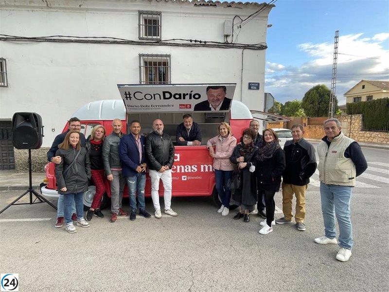 Dolz (PSOE) continuará con obras en los barrios de Cuenca.