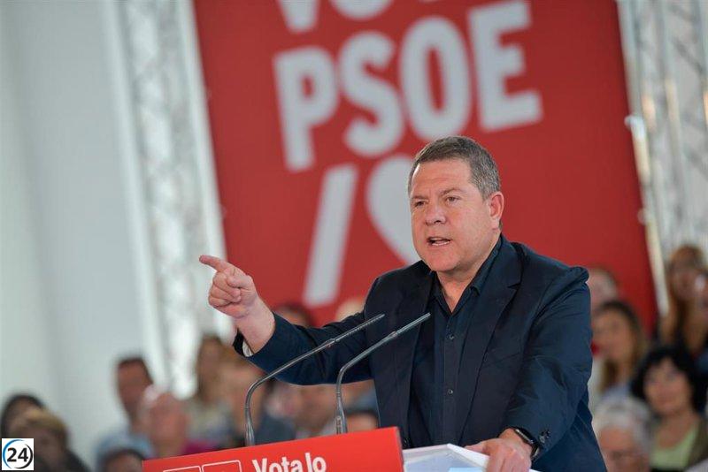 Page coloca los intereses de Castilla-La Mancha por encima del partido y de todo, según afirmó ante Sánchez.