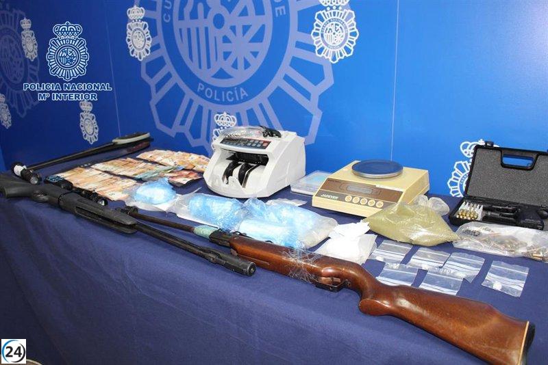 Cuatro detenidos por tráfico de cocaína en Madrid y Toledo.