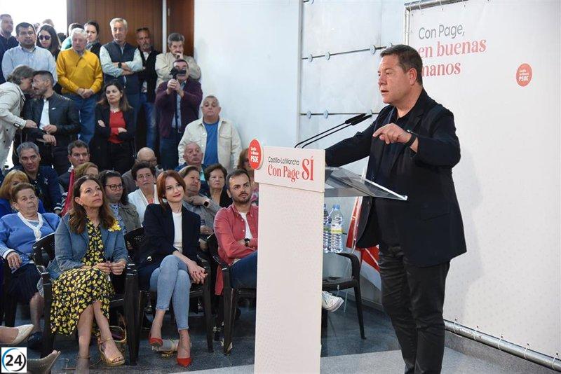 Page, PP y Vox coinciden en la necesidad de un cambio político en Castilla-La Mancha.